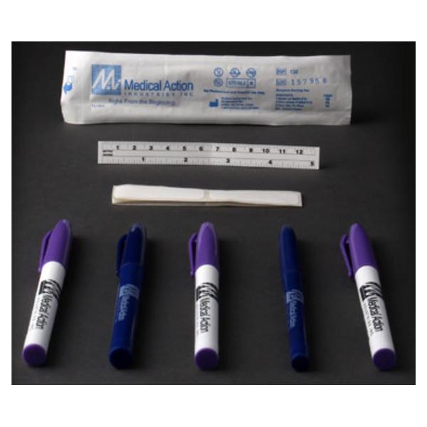 Marker Surgical Skin Gentian Ink Standard Tip Violet Non-Sterile 500/Ca